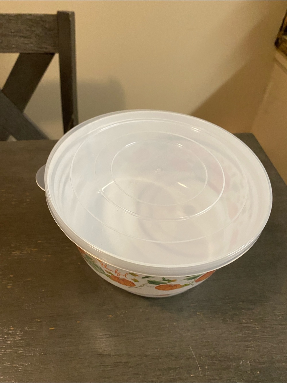 Thankful Plastic Container - Picture 3 of 5